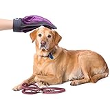 HENGSONG Fellpflegehandschuh Bürste für Katze Hunde, Fellpflege Hundebürste mit Gummi Noppen,Shampoo Bürste Massagehandschuh, Entfernt lose Haare, massiert Ihren Katze Hund