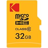 Kodak 32 GB Class 10 MicroSD hafıza kartı, SD adapt&ouml;rl&uuml;