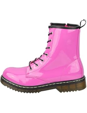 Damen Knöchel retro-combat-boot-womens lace funky vintage goth ankle boot