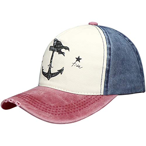 Selldorado® Gorra de béisbol Moderna y Elegante En un Estilo Vintage Moderno para Combinar con Cualquier Atuendo (Azul)