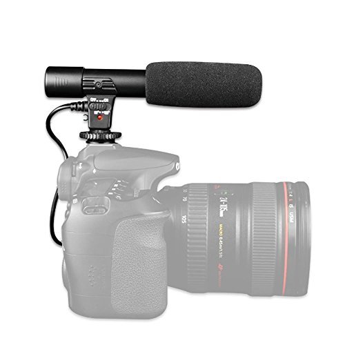 Fomito Mic-01 vid o num rique DV Camera Professional Studio Stereo Shotgun Microphone d enregistrement pour Canon Nikon Pentax Olympus Panasonic Appareil Photo Reflex num rique Fomito Mic-01 vid o num rique DV Camera Professional Studio Stereo Shotgun Microphone d enregistrement pour Canon Nikon Pentax Olympus Panasonic Appareil Photo Reflex num rique