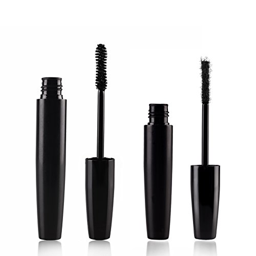 3D Fiber Verdickung und Verlängerung schwarze Wimperntusche mit Schwarze Vitrine + Makers Augenbraue Pinsel - 6
