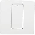 Cryfokt Smart Water Heater Switch, APP Voice Control Timing Intelligent Touch Switch with Timer, Remote Control Smart Home Water Heater Switch for Hot Water Heaters (AC100‑240V)