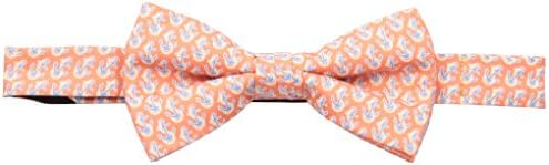 American Lifestyle Men's Anchor Bowtie, Coral, One Size
