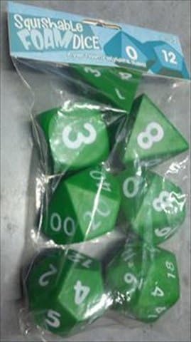 Polyhedral Dice: Squishy Green