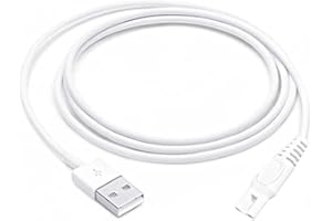 LIANSUM Replacement Finishing Touch Flawless Legs Charger cord Ladies Legs razor Shaver USB Cable, Women Electric Trimmer 5V Power Cord White (Only for Finishing Touch Flawless Legs)