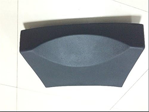 Pingofm Black tub pillow General massaging bath pillow headrest suction cup waterproof PU material bathtub accessories, B,37*28.3CM