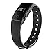 Produktbild humefor Smart Bluetooth-Herzfrequenzsensor Fitness Tracker Call Nachricht Reminder Sports Armband, schwarz