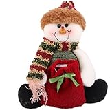 Bolsa de Caramelo Regalo Muñeco de Nieve Decoración Adorno para Navidad Fiesta