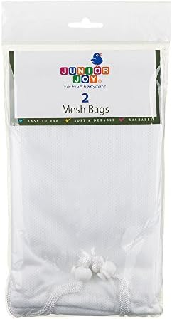 Junior JoyMesh Bags (Pack of 2), White, Medium