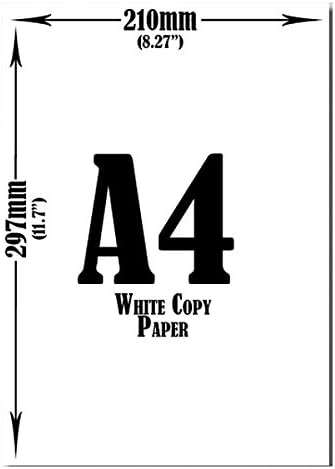 11x17 A4 Copy Paper, Pack of 500, White (271580)