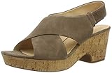 Obermaterial: Wildleder Clarks Damen Maritsa Lara Riemchensandalen, Grün (Olive Suede), 38 EU