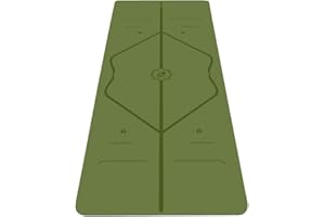 Liforme Tapis de Yoga - Le Meilleur Tapis de Yoga Écologique et Antidérapant Avec un Système d’Alignement Unique et Original - Tapis De Yoga Biodegradable