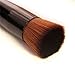 SONGQEE(TM) Proffesional Foundation Brush Top Brush for Liquids, Creams, Powders and Mineral Makeup Perfect for Buffing and Blending Foundation (Black Flat Brush)