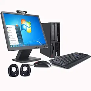 (Renewed) Lenovo ThinkCentre TC-aio 17-inch(43.18 cm) All-in-One (Core 2 Duo 4 GB 160 GB Windows 7 Professional MS Office 2013 Intel GMA 3000)