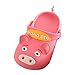 Produktbild Elsta Unisex Kinder Clogs Sommer Strand Badeschuhe Pantoffeln Pantoletten Atmungsaktiv Hausschuhe Latschen rutschfeste Slippers mit Cartoon Ferkel für Jungen Mädchen