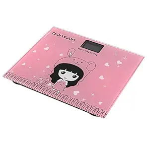 Delzon Digital Tempered Glass LCD Body Fitness Weight Machine Bathroom Body Weighing Scale for Weight Loss