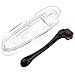 TS2.5 540-Needles Micro-needle Roller Medical Therapy Skin Care Tool - 0.25mm Needle Length (Black+Rosy)