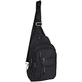 Bagacar 4925 Kulaklık &Ccedil;ıkışlı Body Bag Ve Omuz &Ccedil;antası Siyah
