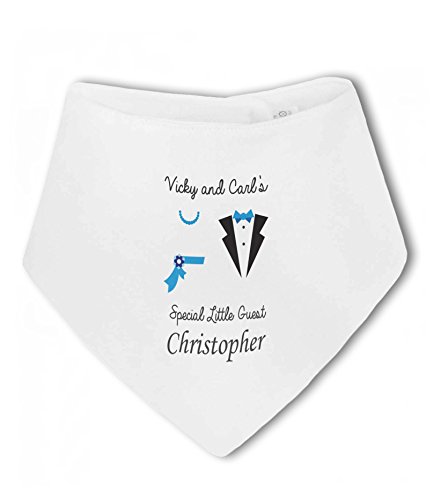 Special Wedding Guest with Personalised Name boy - Baby Bandana Bib