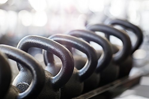 Kettlebell Kugelhantel Guss von POWRX 4 -30 kg - 7