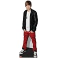 Ritaglio A Grandezza Naturale Di Justin Bieber In Cartone - 176 X 53 X 176 Cm, Con Versione Mini, Per Feste E Decorazioni