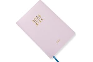 •Casterli - Agenda Anual 2024 Basic Edition, Día página - Básica pastel. (Lila) con tapa forrada y acolchada, las letras 2024 stamping en dorado. Con Tamaño A5 16 x 22 cm