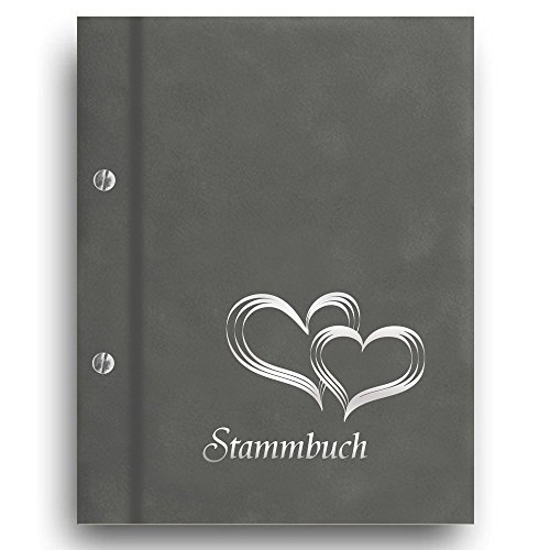 Stammbuch der Familie 'Glamour' Familienbuch Familienstammbuch Stammbaum Stammbücher - A4 grau