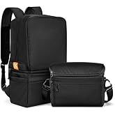 K&amp;F Concept Alpha Kombi &Ccedil;anta 2 in 1, Katlanabilir Kamera &Ccedil;antası, Sırt &Ccedil;antası ve Omuz &Ccedil;antası, Su Ge&ccedil;irmez, 29x17x46,5 cm, 
