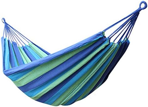 IFLYING Hammock Multifunctional Camping Hammock 2 Person 450lbs for Indoor or Outdoor Spaces (Blue)