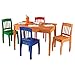 Produktbild KidKraft Euro Honey Tisch und 4 Stühle