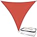Produktbild CelinaSun Sonnensegel, Sonnenschutz Garten Balkon und Terrasse PES Polyester Wetterschutz wasserabweisend imprägniert Schattenspender 0010526 Dreieck 3 x 3 x 3 m terrakotta