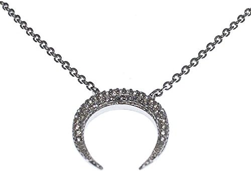 Andijor Joyeros Silver Choker First Act with Moon Rennet Inverted