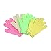 PIXNOR Bath Gloves Body Shower Exfoliating Gloves (Random Color)