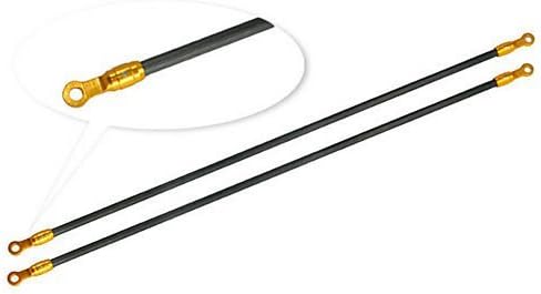 Gold Aluminum/Carbon Tail Boom Support Set 180 CFX by Microheli Co.