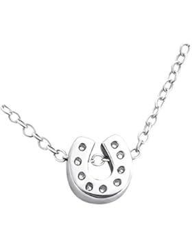 Laimons Damen-Halskette Hufeisen glanz mit Kette 45cm glanz Sterling Silber 925