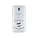 Produktbild licaso Handyhülle für Samsung J3 Baujahr 2017 aus TPU mit I Will Never Break Yo' Heart Print Design Schutz Hülle Protector Soft Extra