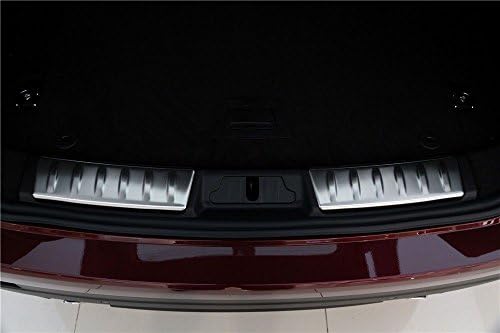 Stainless Rear Inner Bumper Protector Guard Plate trim for Jaguar F-Pace 16 2pcs