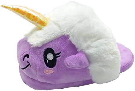 Fantasy Unicorn Soft Plush Slippers Slip-On Adult European Sizes 36 - 41