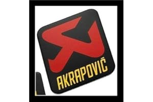 TERAM LOISIRS Plaque Aluminium Haute Température AKRAPOVIC pour Silencieux Auto Moto Quad Neuf France