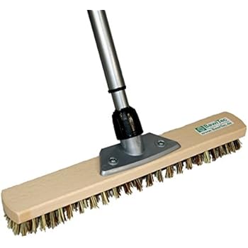 BawiTec Großraumschrubber 40cm mit Teleskopstiel bis 200cm PPN-weiß