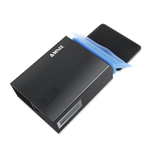 AMNIE AE-V8 Laptop-Kühler mit Temperaturanzeige und Vakuumgebläse (Schnelle Abkühlung, Auto-Temperaturerfassung, 5 Kühlstärken, USB, Kompatibel mit Kühl-Pads) für Notebook, Computer, Laptop, Ultrabook, MacBook, Chromebook – Schwarz - 2