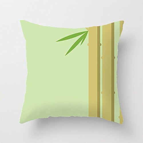 Yinggouen Bamboo Pattern Decorate For A Sofa Pillow Cover Cushion 45x45cm