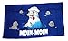 Produktbild Fahne / Flagge Moin Moin Seehunde 90 x 150 cm