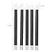 Anself 5Pcs Nail Art Brushes Silicone Head Carving Painting Manicure Tool Set Kit