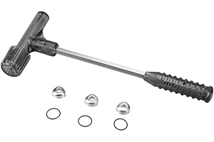 siduytin Martillo extractor de balas de impacto con tres juegos de herramientas de mano, agarre cómodo, equipo de taller de reparación profesional para el hogar, Negro