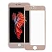 Produktbild Morecoo 4.7inch Iphone 6 6s Panzerglas, 9H Härtegrad 3D Full Coverage 99% Transparenz Schutzfolie (iphone 6 6s, Rosegold)