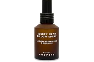 Made by Coopers Sleepy Head Pillow Spray | Lavender Sleep Aid with Organic Lavender, Chamomile & Frankincense | Relaxing Aromatherapy | Vegan & Cruelty Free | 60ml