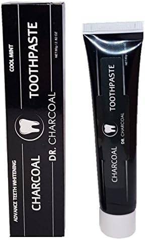 Charcoal Tootthpaste | Made with Activated Charcoal | Premium Teeth Whitening | Remove Teeth Discolouration and Stains, Naturally Whiter Teeth by Dr Charcoal