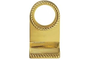 DISCOUNT HARDWARE UK Georgian Cylinder Latch Pull - Polished Brass